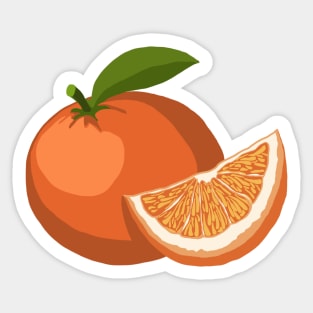 orange slice Sticker